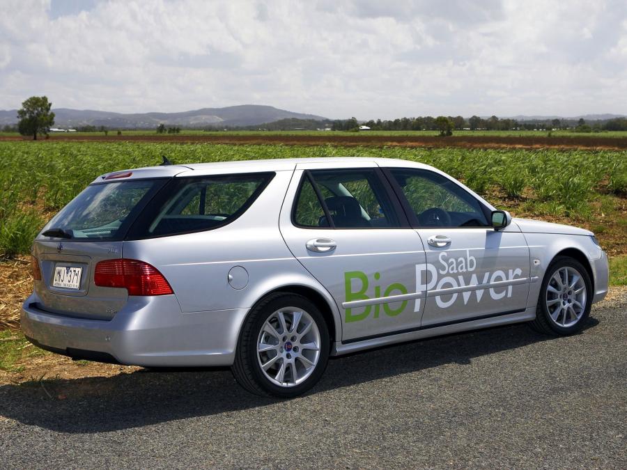  Saab 9-5 BioPower SportCombi 2008 года  (фото 10 из 16)